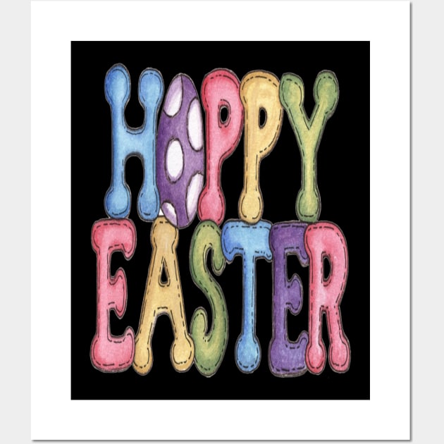 Happy Easter designs Wall Art by UNION DESIGN